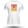 unisex softstyle t-shirt white front design red yellow gradient square noname-spirit signature
