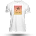 unisex softstyle t-shirt white front design red yellow gradient square noname-spirit signature